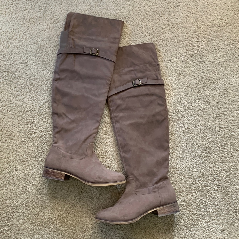 Maurices Knee High Suede Boots